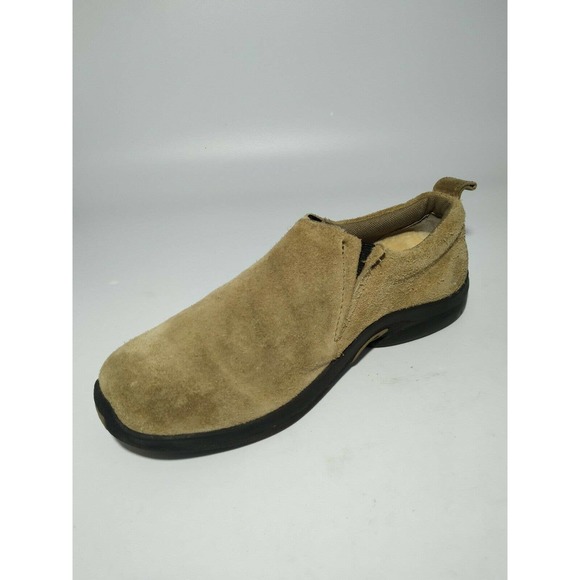 UGG S/N 5257 Women's Shearling Slip-On Taupe/Black Leather Shoe Size 5 - Picture 8 of 12